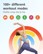 ⁦ساعة هواوي الذكية GT 5، مقاس 46 مم، شاشة AMOLED، بلوتوث، مقاومة للماء، سوار من الفلوروالاستومر الأسود، VLI-B19 .⁩ - الصورة ⁦3⁩