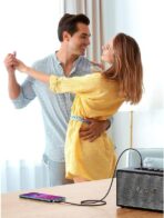 ⁦كابل صوت إضافي ذكر إلي ذكر من COVO، بمقاس 3.5 ملم - لون أسود، موديلCOVO C8⁩ - الصورة ⁦3⁩