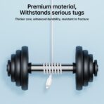 ⁦كابل للشحن السريع 3 امبير من سلسلة اس-ايه 9 من جوي روم (USB-A الى لايتنينج) 2 متر، أسود⁩ - الصورة ⁦4⁩