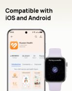 ⁦ساعة ذكية ووتش فيت 4، شاشة 1.8 بوصة، أكثر من 100 وضع رياضي، تتبع اللياقة والصحة، مساعد للرفاهية العاطفية، مدة تشغيل بطارية تصل إلى 10 أيام، متوافقة مع نظامي التشغيل iOS وأندرويد، من هواوي⁩ - الصورة ⁦11⁩