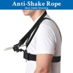 ⁦حامل موبايل يثبت على الصدر وحزام صدر قابل للتعديل لحمل الموبايل كما يناسب حمل كاميرا جو برو هيرو 13 12 11 10 9 8 7 6 5 لدي جيه اي اوسمو ومعظم الموبايلات⁩ - الصورة ⁦6⁩