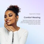 ⁦اورايمو سماعة اذن سلكية من هالو ايري مع قابس نوع سي، سماعات اذن ستيريو هاي فاي USB C مع ميكروفون وتحكم في مستوى الصوت، متوافقة مع الهواتف الذكية بمنافذ نوع C (أسود)⁩ - الصورة ⁦7⁩