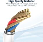 ⁦Apple كابل شحن ساعة USB نوع سي 2023، شاحن مغناطيسي لاسلكي معتمد من ابل لساعة اي ووتش، بطول 1 متر، قاعدة محمولة متوافق مع طراز 10/9/8/7/6/5/4/3/2/1/الترا⁩ - الصورة ⁦3⁩