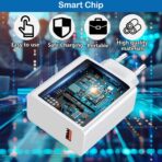 ⁦شاحن بولسينم لشاومي، شاحن سريع USB C 33 واط مع كابل USB C بطول 1.5 متر لريدمي نوت 13/12/11/9 برو/شاومي مي 10 10T 11T لايت برو 9 بوكو X5 برو/X3/X6⁩ - الصورة ⁦3⁩