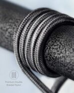 ⁦كابل شحن 333 USB من النوع سي إلى USB من النوع سي بطول 91.44 سم من انكر، كابل شحن لموبايل ايفون 15 وماك بوك برو 2020 وايباد برو 2020 وسويتش وسامسونج جالكسي S20 بلس، S9، S8 بلس⁩ - الصورة ⁦3⁩