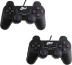 ⁦زوج من وحدات تحكم الألعاب التناظرية المزدوجة، وحدة تحكم ألعاب Twis مع كابل USB بطول 1.56 متر، متوافقة مع نظام Windows - أسود (ZERO، ZR-4001)⁩ - الصورة ⁦9⁩