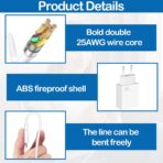 ⁦شاحن بولسينم لشاومي، شاحن سريع USB C 33 واط مع كابل USB C بطول 1.5 متر لريدمي نوت 13/12/11/9 برو/شاومي مي 10 10T 11T لايت برو 9 بوكو X5 برو/X3/X6⁩ - الصورة ⁦4⁩