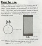 ⁦Pd Magnatic micميكروفون لافالير لاسلكي بي دي مغناطيسي 2.4 جيجا من ميرف - أسود⁩ - الصورة ⁦6⁩