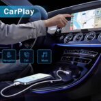 ⁦APPLE كابل USB-C الى USB-C، كابل 60 واط (6 قدم/ 1.8 متر)، كابل شحن مضفر سريع وقوي ويدوم طويلا متوافق مع جميع اجهزة اندرويد وسامسونج اس 25 واس 24 وايفون 16 وغيرها⁩ - الصورة ⁦5⁩