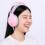 ⁦هيدفون جيمنج سلكية باضاءة RGB - صوت ستيريو 360 درجة - تصميم عملي ومريح للاذن - جيرتيك HG01 SCOUT⁩ - الصورة ⁦5⁩