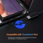 ⁦محول مقبس صوت رقمي لسماعات الرأس USB نوع سي الى 3.5 ملم بمدخل Aux لاي باد برو 11 بوصة 12.9 بوصة 2018/2020/ جوجل بيكسل 5 4 3 2/ XL/ سامسونج s21 s20 الترا Z فليب s20+ نوت 20 s10 s9 بلس⁩ - الصورة ⁦6⁩