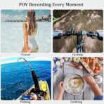 ⁦حامل موبايل مغناطيسي يثبت على الرقبة، حامل مصمم لتثبيت الموبايل على الصدر بدون استخدام اليدين لتسجيل الفلوجات وتصوير الفيديو مناسب لموبايل آيفون 15 14 13 12 وموبايلات أندرويد، رمادي⁩ - الصورة ⁦7⁩