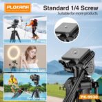 ⁦حامل ثلاثي القوائم من بلوكاما PK 9930، 150 سم: حامل كاميرا فيديو للتصوير الفوتوغرافي، متوافق مع الموبايلات والكاميرات⁩ - الصورة ⁦8⁩