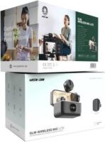 ⁦ميكروفون لاسلكي Green Lion GLM-Wireless Mic Lite، صغير الحجم وقابل للحمل، شاشة رقمية، مدى إرسال يصل إلى 20 مترًا، تردد رقمي 2.4 جيجاهرتز، 21 ساعة مع علبة الشحن، 800 مللي أمبير في الساعة .⁩ - الصورة ⁦5⁩