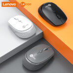 ⁦لينوفو WS202 ماوس لاسلكي أسود لأجهزة الكمبيوتر المحمول سطح المكتب الأعمال مكتب الألعاب الرئيسية الماوس مع استقبال USB .⁩ - الصورة ⁦10⁩