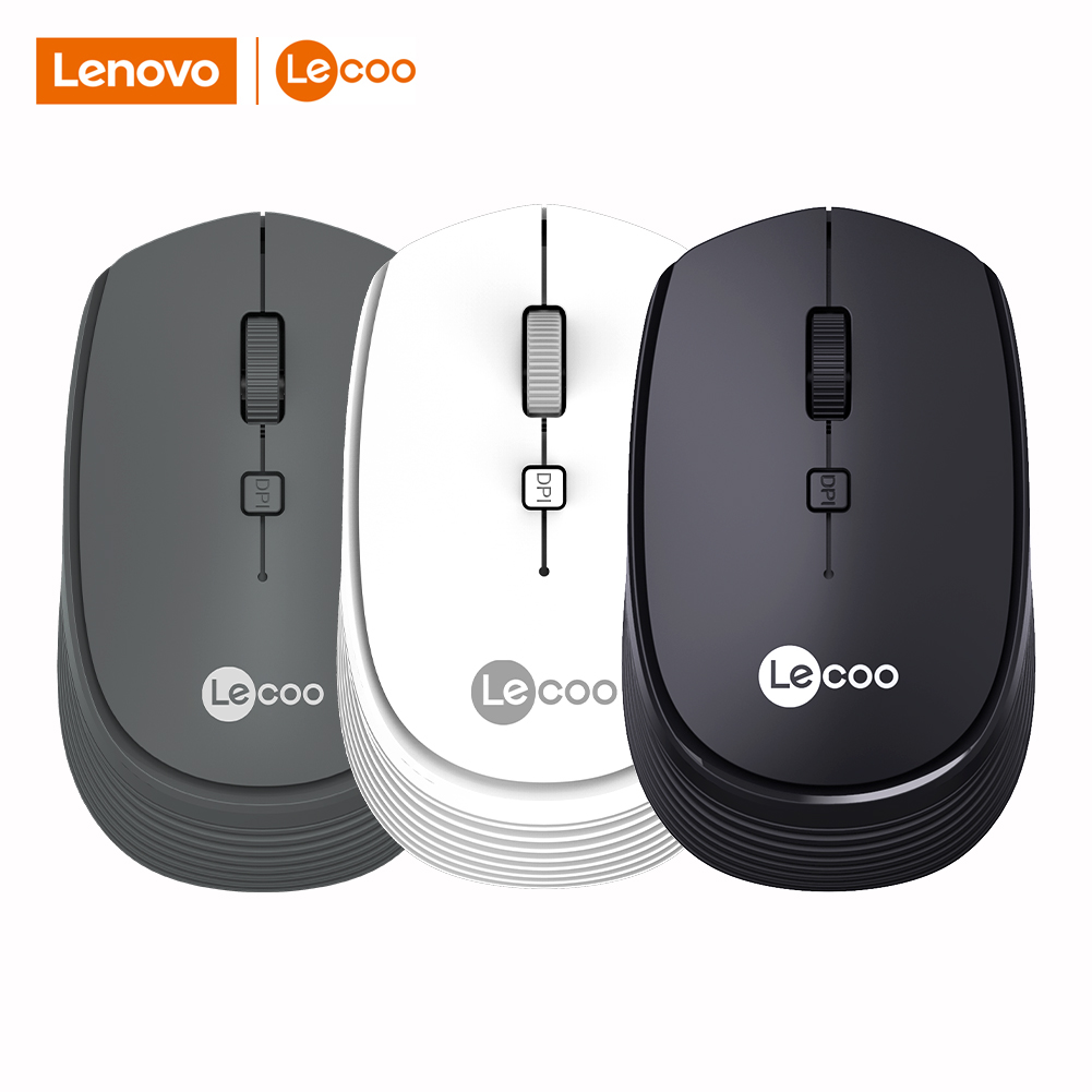 H9c350b8ca9174fabb9758057dc3b47e2b لينوفو WS202 ماوس لاسلكي أسود لأجهزة الكمبيوتر المحمول سطح المكتب الأعمال مكتب الألعاب الرئيسية الماوس مع استقبال USB . - الصورة 1