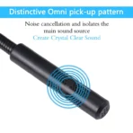 ⁦ميكروفون كمبيوتر M-309 بدون محرك أقراص USB يتصل مباشرةً بجهاز الكمبيوتر أو الكمبيوتر المحمول عبر منفذ USB، مما يُغني عن أي تثبيت أي أجهزة أو برامج إضافية تصميمه الصغير والأنيق يجعله خيارًا مثاليًا لمُنشئي البودكاست، ومُستخدمي يوتيوب، ومُحبي الألعاب، أو أي شخص يحتاج إلى تسجيلات صوتية واضحة ونقية (أسود) .⁩ - الصورة ⁦5⁩