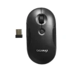 ماوس لاسلكي GIGAMAX G1200 نقطة في البورصة سلكي عملي مع 3 أجهزة اتصال، بلوتوث و2.4 جيجا بايت لاسلكي، 4 أزرار ماكرو، بطارية طويلة الأمد قابلة لإعادة الشحن و الكمبيوتر Mac المحمول .