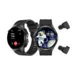 ساعة Haino Teko ST-2 بتصميم 2 × 1 يجمع بين ساعة ذكية وايربودز في جهاز واحد.