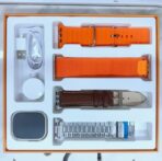 ⁦ساعة ذكية 4-in-1 مع 4 أحزمة H10 ultra max smart watch  إمكانية استقبال الإشعارات والمكالمات عبر البلوتوث عند الاتصال بالهاتف شاشة 2.01 بوصة عالية الدقة.⁩ - الصورة ⁦7⁩