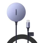 شاحن لاسلكي مغناطيسي من يوجرين، 15 واط، رمادي