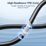 ⁦سماعات اذن سلكية من جوي روم JR-EW02 - ابيض JR-EW02 سماعات اذن سلكية داخل الاذن - ابيض⁩ - الصورة ⁦5⁩