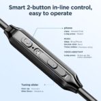 ⁦سماعات اذن سلكية من جوي روم JR-EW02 - ابيض JR-EW02 سماعات اذن سلكية داخل الاذن - ابيض⁩ - الصورة ⁦6⁩