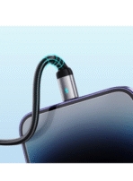 ⁦JOYROOM كابل سلسلة S-A10 Type C إلى Lightning - 30 وات - 1.2 متر - أسود⁩ - الصورة ⁦5⁩