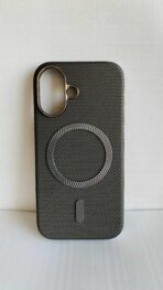 جراب  iPhone 16، جراب هاتف MagSafe من الجلد والسيليكون قوي مقاوم للصدمات، جراب نحيف للغاية مع بطانة داخلية لمنع ظهر هاتفك من الخدوش، يدعم الشحن اللاسلكي، حماية شديدة التحمل ومضاد للخدش