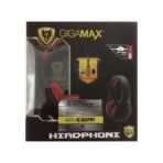 ⁦Gigamax سماعة جيجا ماكس PIN ذات مقبس واحد توفر تجربة صوتية واضحة ومريحة بفضل تصميمها الذي يغطي الأذن بالكامل جودة صوت محسّنة وميكروفون مدمج- سلكية⁩ - الصورة ⁦2⁩