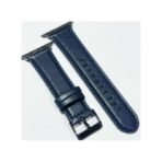 سوار جلد طبيعي متوافق مع اي ووتش سيريس 1/2/3/4/5/6/7/8/9/10/الترا/الترا2 مقاس 42/44/46/49 تصميم أنيق ومريح للاستخدام اليومي.