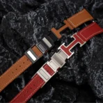 ⁦حزام جلدي مغناطيسي لساعة 49-42-44-45 Apple Watch⁩ - الصورة ⁦7⁩