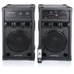 مكبر صوت من تايجر TG 8500 - أسود، سلكي  USB و SD Card، بلوتوث، وراديو FM، ويأتي مع جهاز تحكم عن بعد، مناسب للاستخدام مع أجهزة الصوت المتنوعة ويوفر صوت Bass ممتاز بفضل مضخم الصوت الخشبي وحجم 10 بوصات.