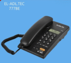 ⁦El.ADL.TEC 777تليفون سلكى مزود بشاشة LCD - معرف المتصل - نصف مكبر صوت⁩ - الصورة ⁦3⁩