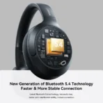 ⁦سماعات رأس لاسلكية Joyroom JR-JH2 ANC مزودة بتقنية بلوتوث وخاصية إلغاء الضوضاء النشط - أسود .⁩ - الصورة ⁦4⁩