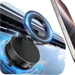 ⁦حامل هاتف مغناطيسي Magsafe دوار 360° مع كوب شفط – مزدوج الوجه، قابل للطي والسحب – إصدار محسن للسيارة والمكتب والمنزل .⁩ - الصورة ⁦10⁩