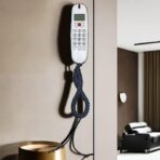 ⁦هاتف أرضي سلكي 107BE، شاشة رقمية - أسود⁩ - الصورة ⁦3⁩