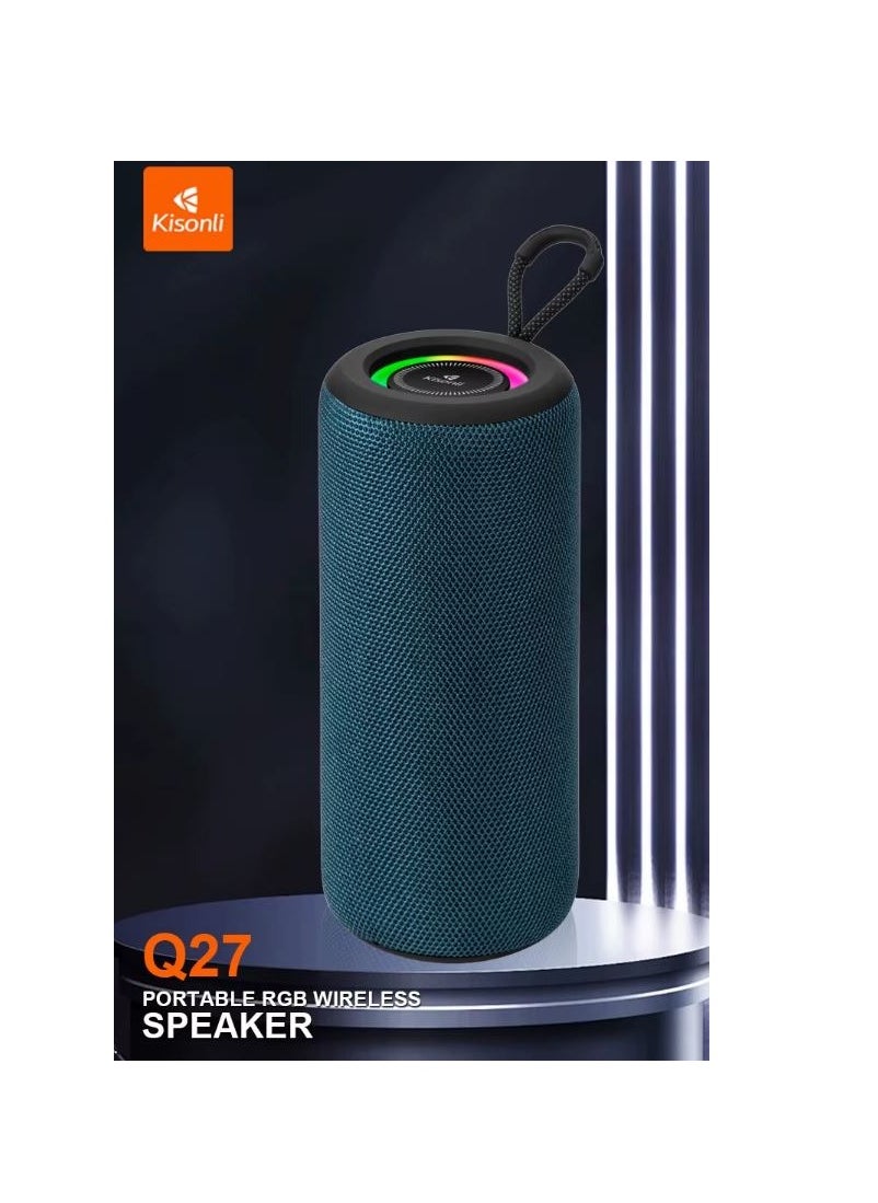 20192a56-eb8a-4170-8817-c66f7440ae84 مكبرات صوت Kisonli Q27 مكبرات صوت راديو mp3 - الصورة 1