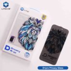 ⁦واقي شاشة زجاجي مقوى Privacy من LITO D+ Pro لهاتف iPhone 14 Pro Max⁩ - الصورة ⁦2⁩