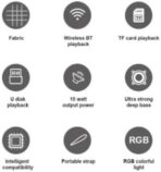 ⁦مكبرات صوت Kisonli Q27 مكبرات صوت راديو mp3⁩ - الصورة ⁦3⁩