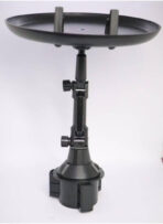 ⁦حامل متعدد الأغراض للسيارة من Earldom EH168، قابل للتعديل، قابل للدوران، سهل التحكم، هيكل قوي، موفر للمساحة، للطعام والشراب ، أسود | EH168⁩ - الصورة ⁦3⁩