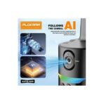 ⁦PLOKAMA مثبت هاتف محمول AUTO-A20 مع تتبع الوجه 360°، منفذ Type-C وجهاز تحكم عن بعد - مثالي لصناع المحتوى، التصوير الذاتي، جلسات المكياج والمحاضرات⁩ - الصورة ⁦5⁩