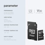 ⁦بطاقة مايكرو اس دي اتش سي UHS-I 92 ميجابايت/ثانية مع محول 64 جيجابايت من هيكفيجن⁩ - الصورة ⁦6⁩