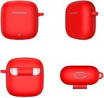 ⁦جراب مضاد للصدمات لسماعات هواوي فري بادز SE 2 ، جراب سيليكون ناعم مع مشبك على شكل حرف D، جراب واقي لسماعات هواوي فري بادز SE 2⁩ - الصورة ⁦7⁩