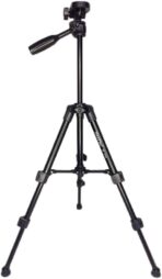 ⁦حامل كاميرا ثلاثي القوائم 3366 برأس دوار 360 درجة أفقيًا ورأسيًا - لكاميرات DSLR .⁩ - الصورة ⁦6⁩