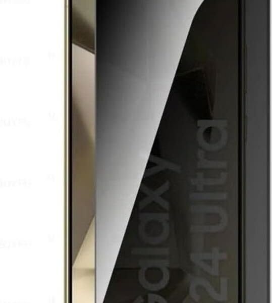 شاشة حماية لحماية الخصوصية لموبايل سامسونج S24 الترا من جوي روم، لون أسود