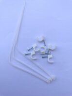 ⁦كابل تليفون بطول 15 متر فعلى ابيض اللون RJ11 +كليبسات وافيز بلاستيك للتثبيت، لهاتف ذكي⁩ - الصورة ⁦4⁩