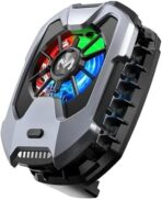 مبرد هاتف محمول DLA8، مروحة تبريد شبه موصل سريعة للتبريد أثناء الألعاب، مشبك خلفي مع منفذ نوع سي ومبدد حرارة