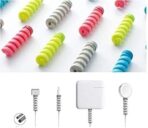 ⁦واقي كابل USB لحماية سلك السماعة والشاحن من القطع، 4 قطع⁩ - الصورة ⁦3⁩