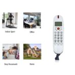 ⁦هاتف أرضي سلكي 107BE، شاشة رقمية - أسود⁩ - الصورة ⁦6⁩